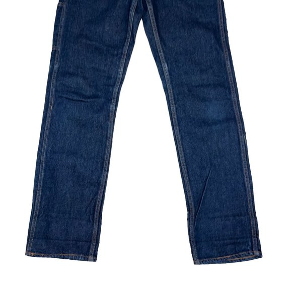 Big John Mens Denim Overalls 28 30 Dark Wash Thick Denim High Quality Workwear - Picture 4 of 10